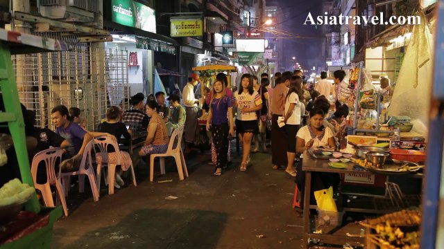 Street Bazaar, Yangon Myanmar by Asiatravel.com
