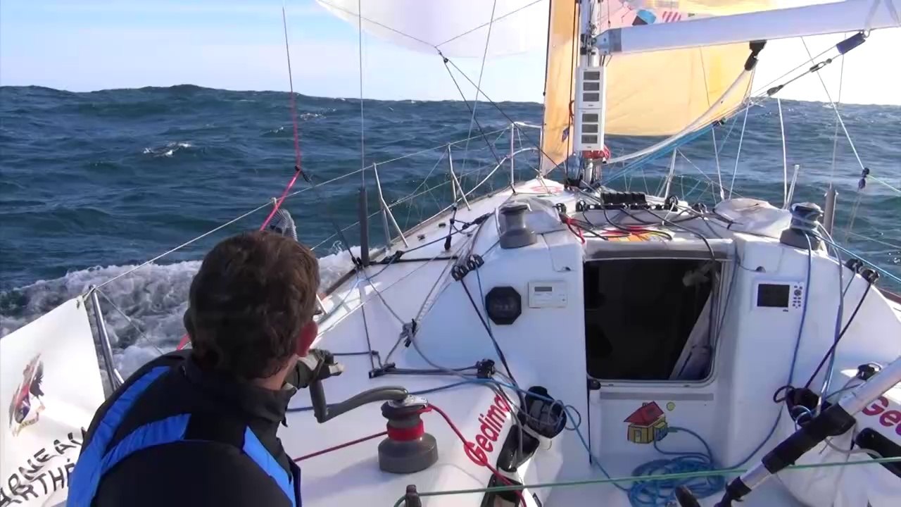 A bord de Gedimat - Transat AG2R LA MONDIALE