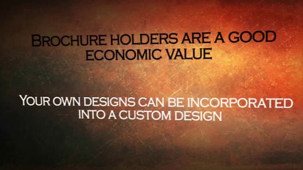 Acrylic Brochure Holders