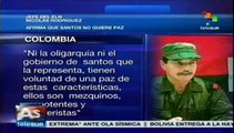 Colombia: Jefe del ELN dice que Gobierno colombiano no quiere paz