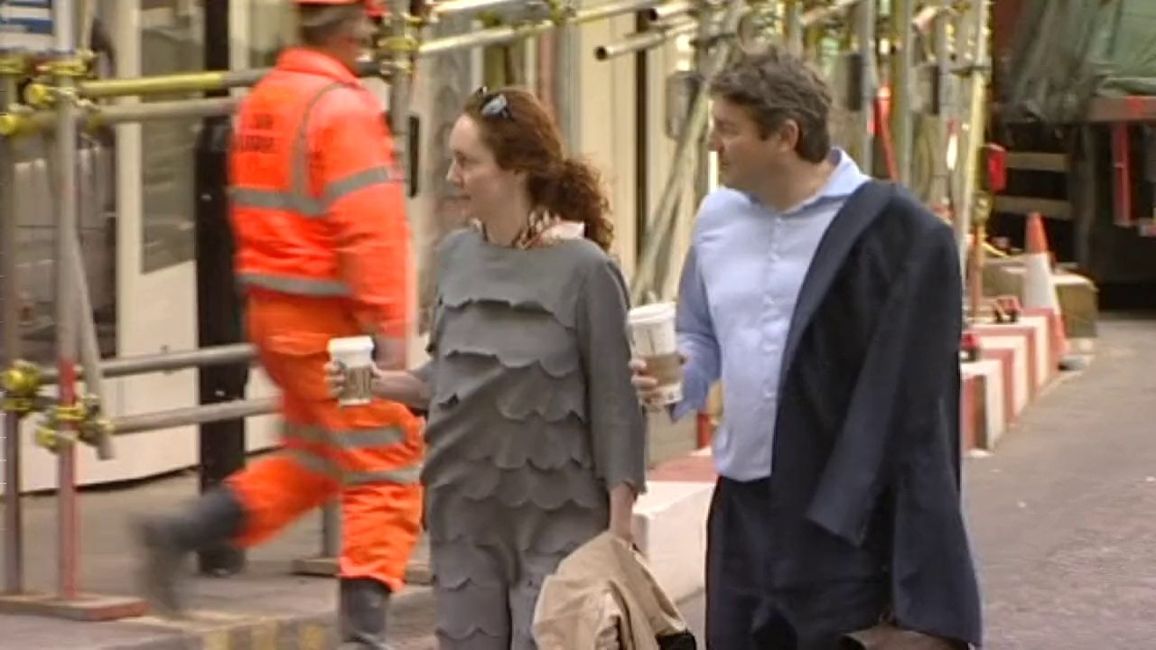 Phone-hacking trial arrivals