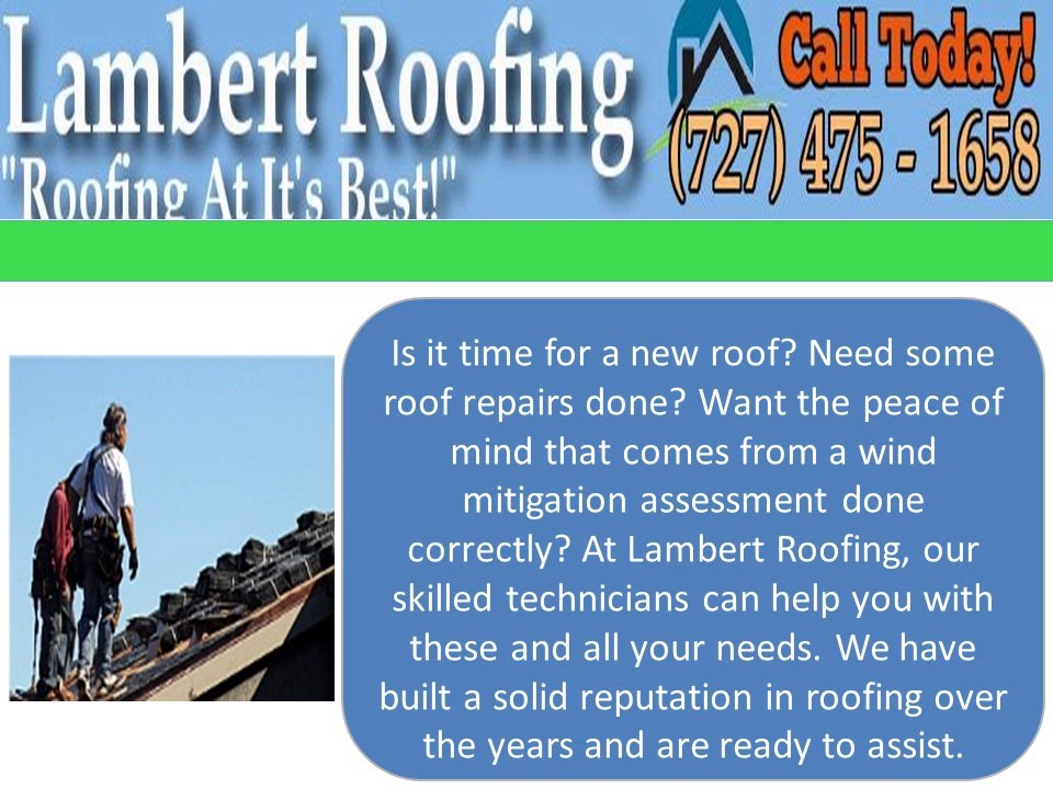 Lambert's Roofing Service : AC Repair Service Clearwater