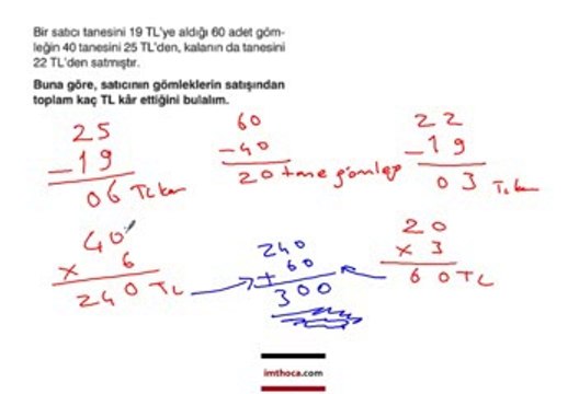 doğal sayılar problemler
