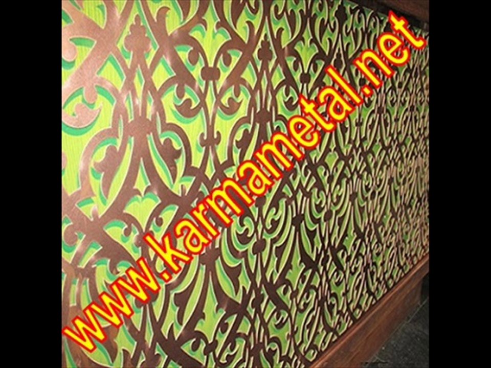 KARMA METAL  Cnc Lazer Kesim Ferforje Modelleri  Ve  Kapı , Korkuluk ,Panel , Cephe Tavan Desenleri