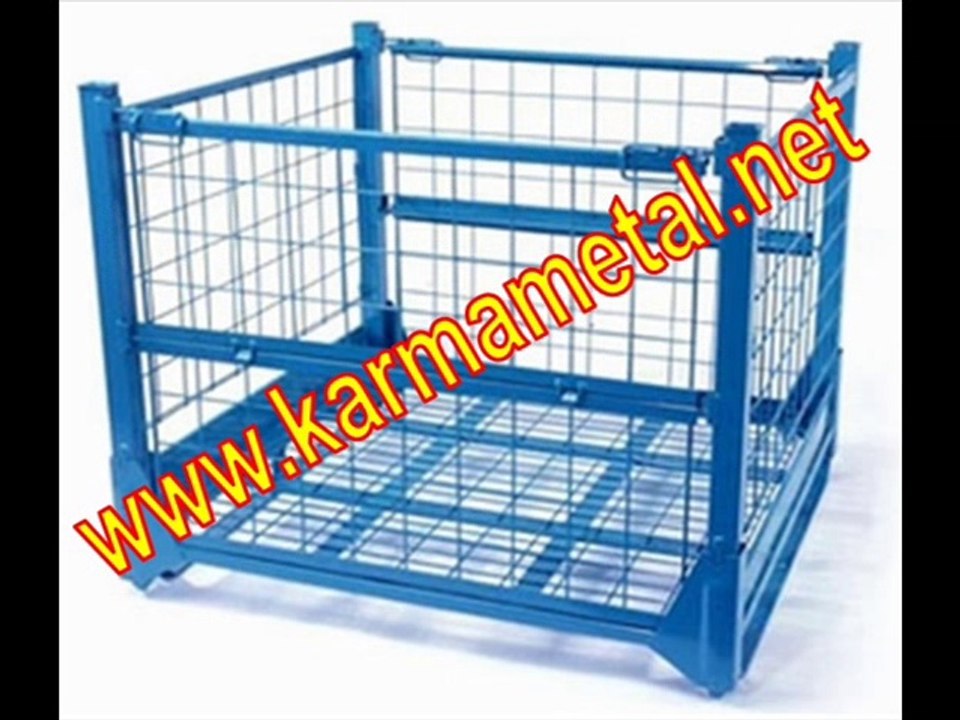 KARMA METAL–   TEL KASA, TELLİ KAFES  HASIR  SEPET  İMALATI  EURO GİTTERBOX KONTEYNER