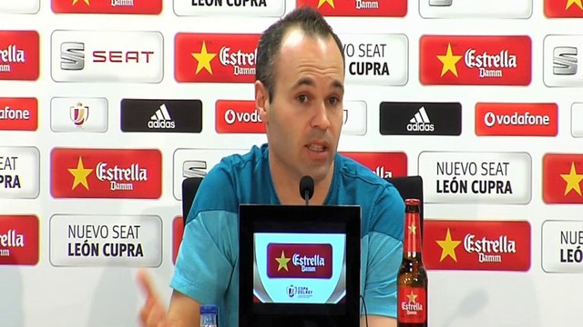 Iniesta: Estamos a 90 minutos de ganar un título