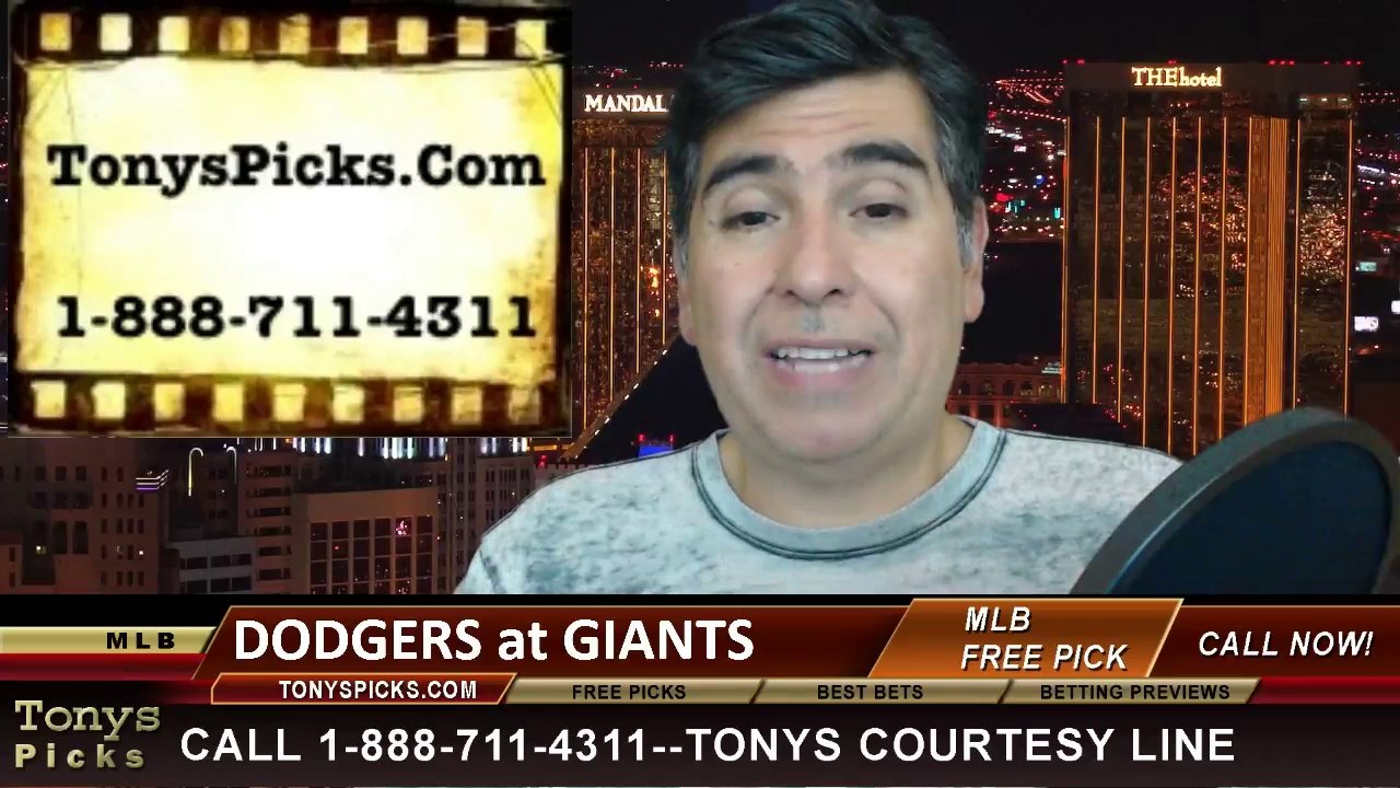 San Francisco Giants vs. LA Dodgers Pick Prediction MLB Odds Preview 4-15-2014