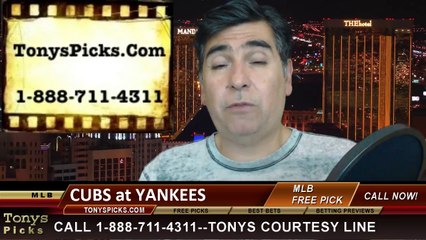 New York Yankees vs. Chicago Cubs Pick Prediction MLB Odds Preview 4-15-2014