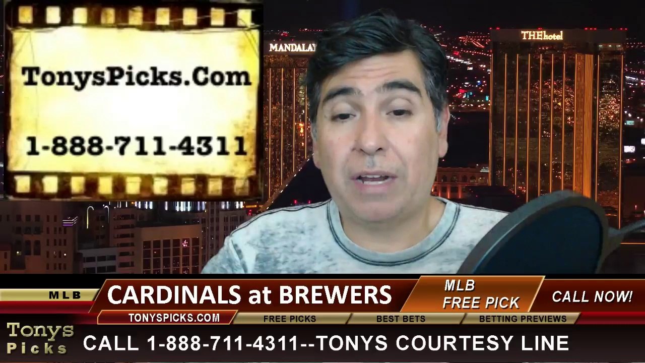 MLB Pick Milwaukee Brewers vs. St Louis Cardinals Odds Prediction Preview 4-15-2014