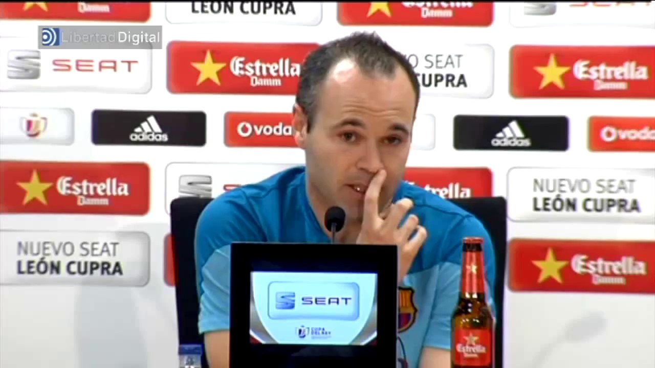 Iniesta: "Cuando no salen las cosas te jodes, lloras, sufres y te levantas"