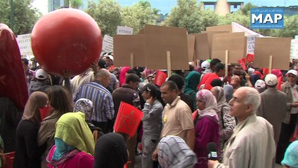 وقفة احتجاجية للتنديد بقرار الاتحاد الأوروبي بخصوص اسعار الفواكه والخضر