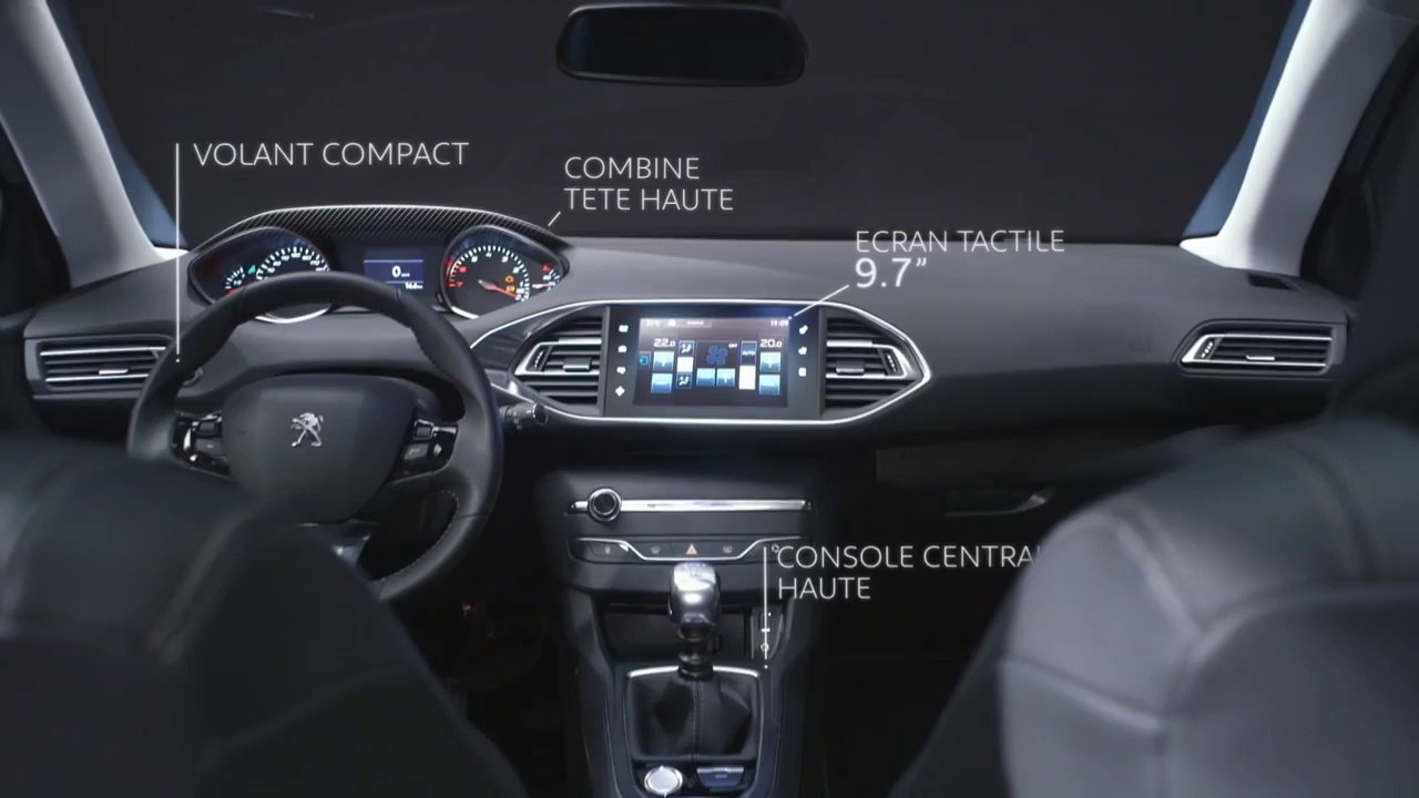 Présentation design intérieur Peugeot 308 SW II - Gilles Vidal ( www.feline.cc )