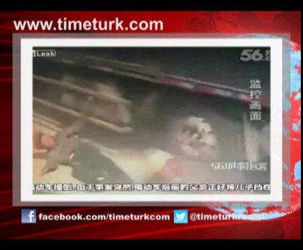 Oğlu için kendini feda etti