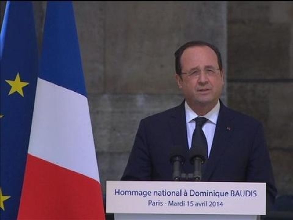 Hommage de Hollande à Baudis: "Je me souviens de ce journal de TF1 au Printemps" 2003 - 15/04