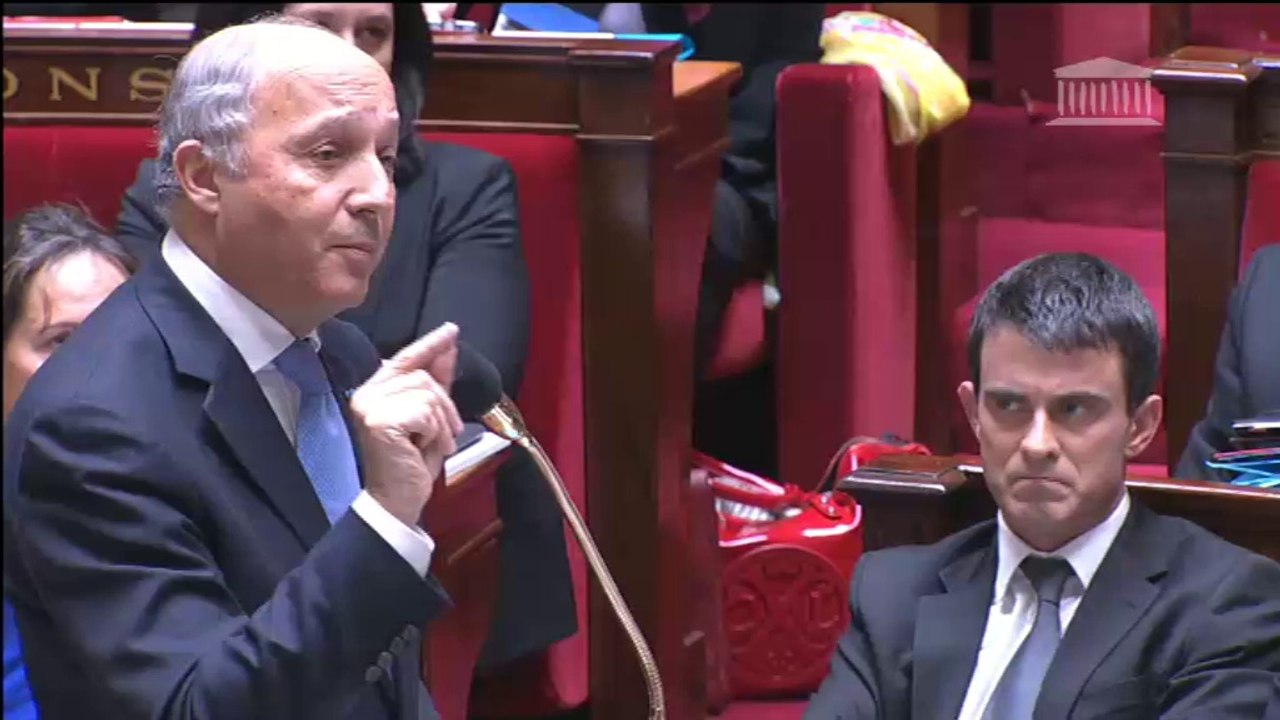 Ukraine : Laurent Fabius répond à une question d'actualité à l'Assemblée nationale (15/04/2014)