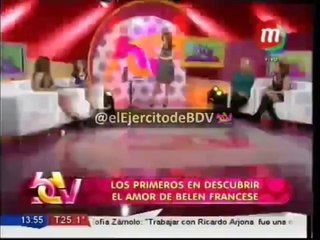 BDV primero en descubrir el romance de Belén Francese
