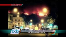 Peruano damnificado en incendio de Valparaíso sufre las consecuencias