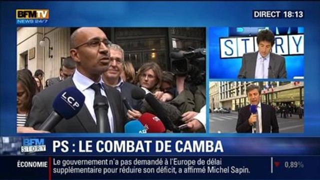 BFM Story: PS: Le combat de Jean-Christophe Cambadélis - 15/04
