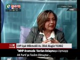 CHP Uşak Milletvekili Dilek Akagün YILMAZ Egem TV Haber Ötesi Programına Konuk Olarak Katıldı
