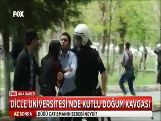 Dicle Üniversitesinde Kutlu Doğum kavgası