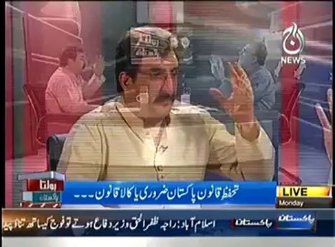 Bolta Pakistan , 14th April 2014 , Full Talk Show With Nusrat Javed ANd Mushtaq