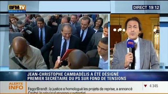 19H Ruth Elkrief: Jérôme Guedj réagit à la nomination du nouveau premier secrétaire du Parti socialiste - 15/04