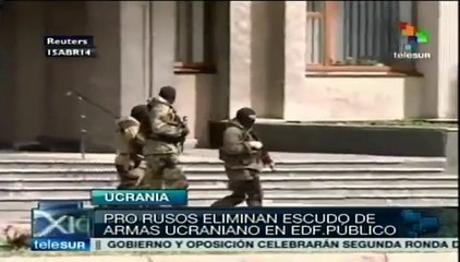 Pese a advertencias de Kiev ucranianos anti UE mantienen resistencia