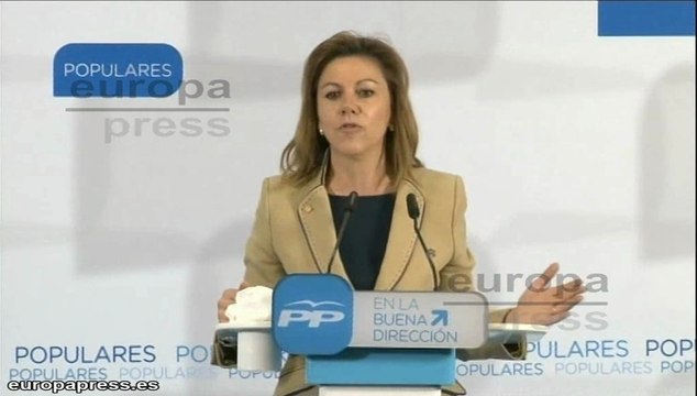 Cospedal critica alianzas con partidos independentistas