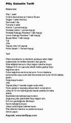 Piliç Galantin Tarifi