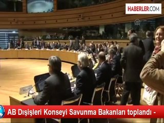 AB Dışişleri Konseyi Savunma Bakanları toplandı -