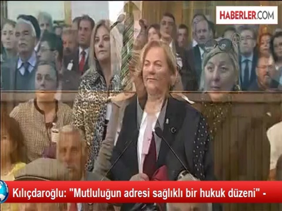Kılıçdaroğlu: "Mutluluğun adresi sağlıklı bir hukuk düzeni" -