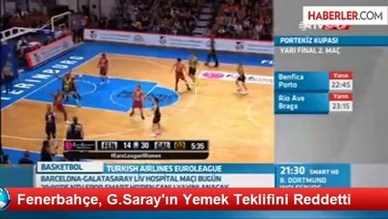 Fenerbahçe, G.Saray'ın Yemek Teklifini Reddetti