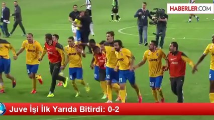 Juve İşi İlk Yarıda Bitirdi: 0-2