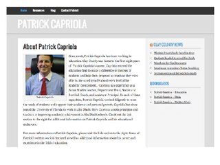 Patrick Capriola - CapriolaPatrick.com - Website Preview