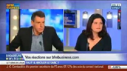 Faut-il brûler le Smic ?, dans Les Décodeurs de l'éco - 15/04 5/5