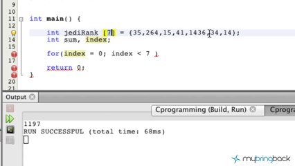 Learn C Programming Tutorial 1.24 More Arrays