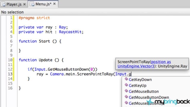 Unity 3d Tutorial 1.7 - Simple Menu Script