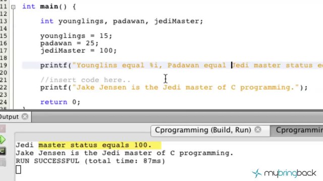 Learn C Programming Tutorial 1.7 Displaying Multiple Variables