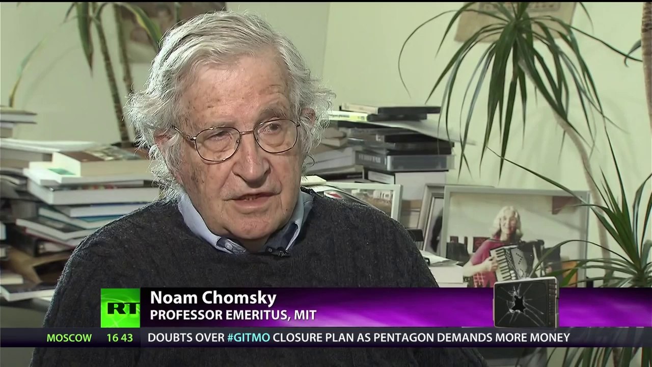 'Drone strikes a machine' Noam Chomsky (RT