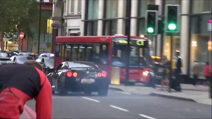 Mad GT-R laying down some rubber in London!