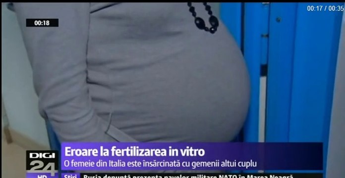 EROARE LA O FERTILIZARE IN VITRO: O femeie din Italia este insarcinata cu gemenii altui cuplu