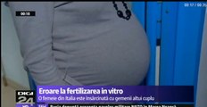 EROARE LA O FERTILIZARE IN VITRO: O femeie din Italia este insarcinata cu gemenii altui cuplu