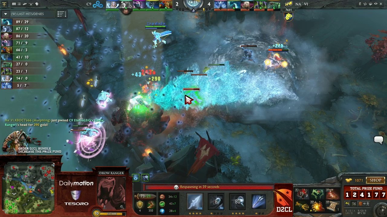 Na'Vi vs Cloud 9 Game 2 - Dota 2 Champions League Grand Final - Tobi Wan & syndereN