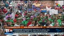 Clase obrera petrolera es garantía de la Revolución: Maduro