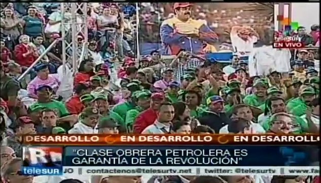 Clase obrera petrolera es garantía de la Revolución: Maduro
