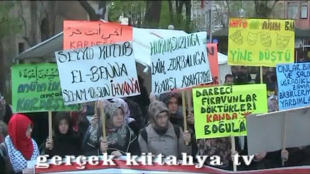 Mısır Halkıyla Dayanışma Platformu üyeleri toplanarak idam kararına tepki gösterdi