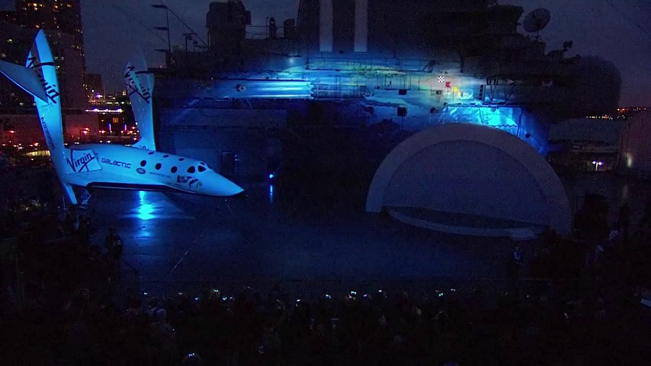 Reveal of SpaceShipTwo & Discovery Vision Concept