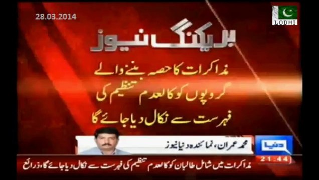 Govt to declare TTP groups legal removing their names from the list of banned organizations