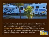 Along to an Easter holiday vacation with a campervan hire Adelaide