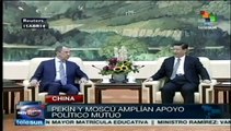 Presidente chino se reúne con canciller ruso